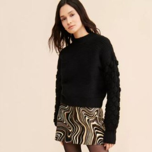 en elly Bubble Knit Sleeve Sweater - Picture 4 of 4